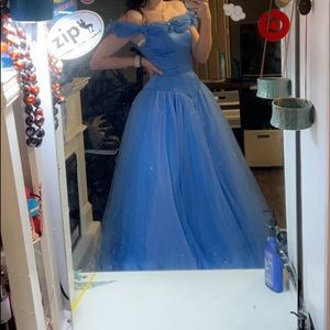 Live action Cinderella prom dress